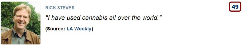 Illustration for article titled 50 Most Influential Marijuana Users That Are Not Your Mom